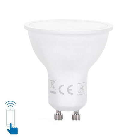 LED-Leuchtmittel WiFi, GU10, 5 W, 400 lm, 3000-6500 K.