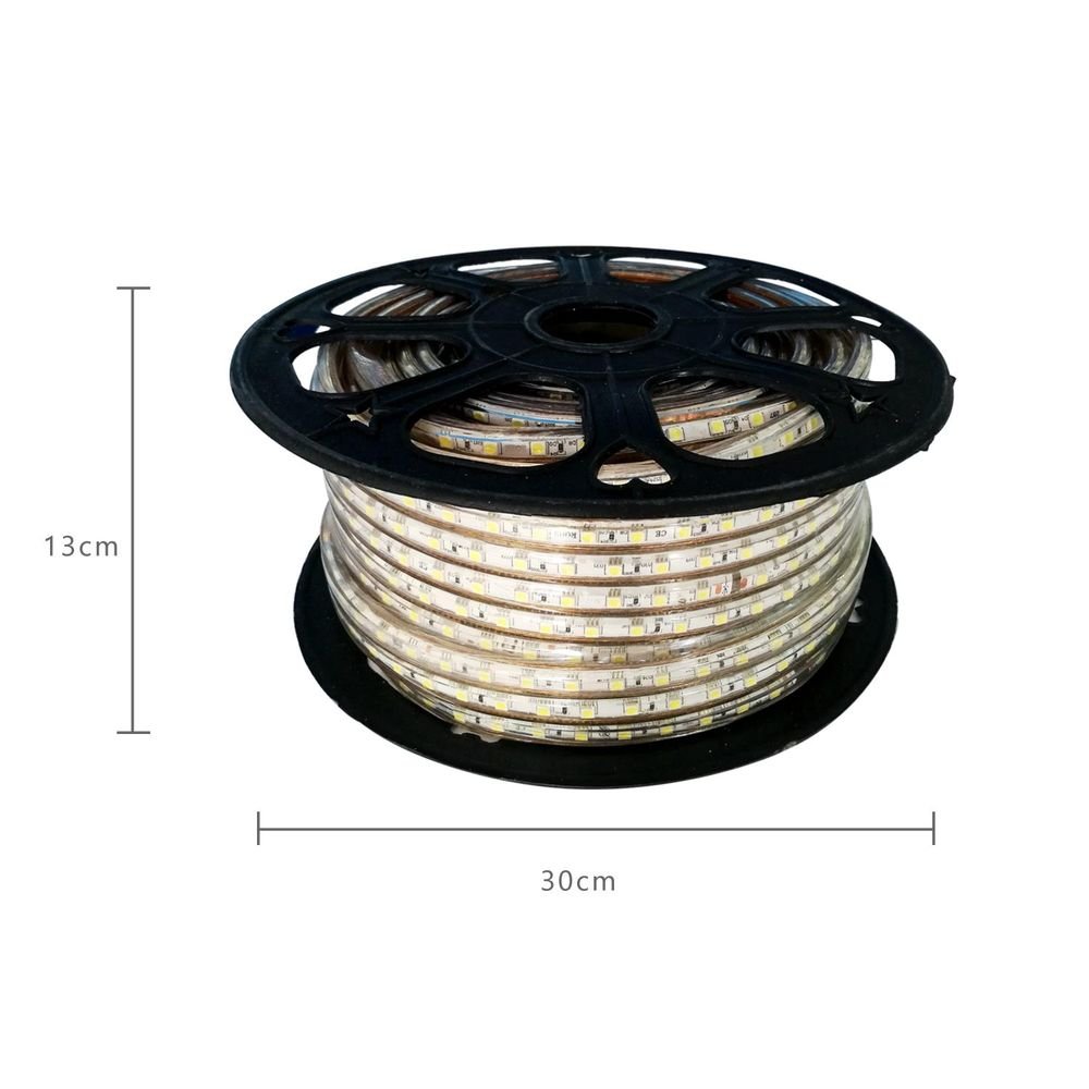 LED-Leuchtstreifen 5050-60, 50 m, 6500 K, IP65.