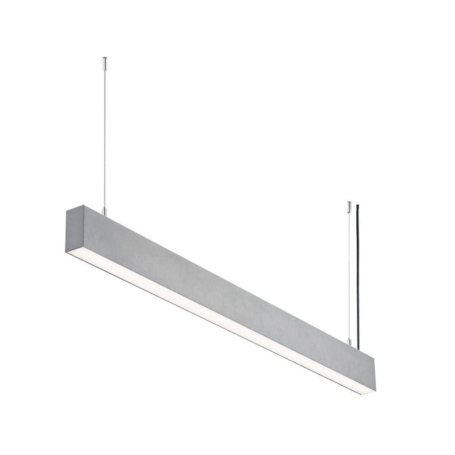 LED-Linear Büro-/Tresenleuchte 50 W, 4000 K, silber  Lichttechnik24.de.