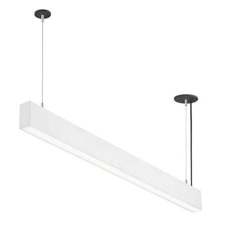 LED-Linear Büro-/Tresenleuchte 50 W, 4000 K, weiß.