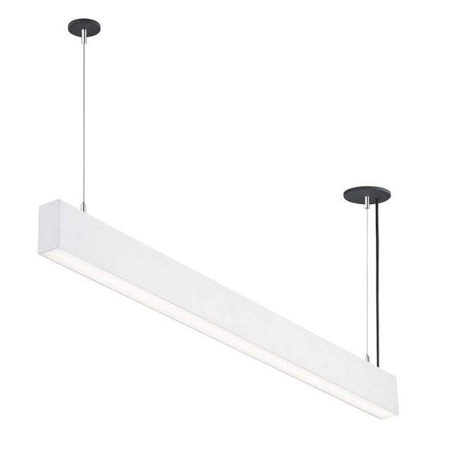 LED-Linear Büro-/Tresenleuchte 50 W, 4000 K, weiß.