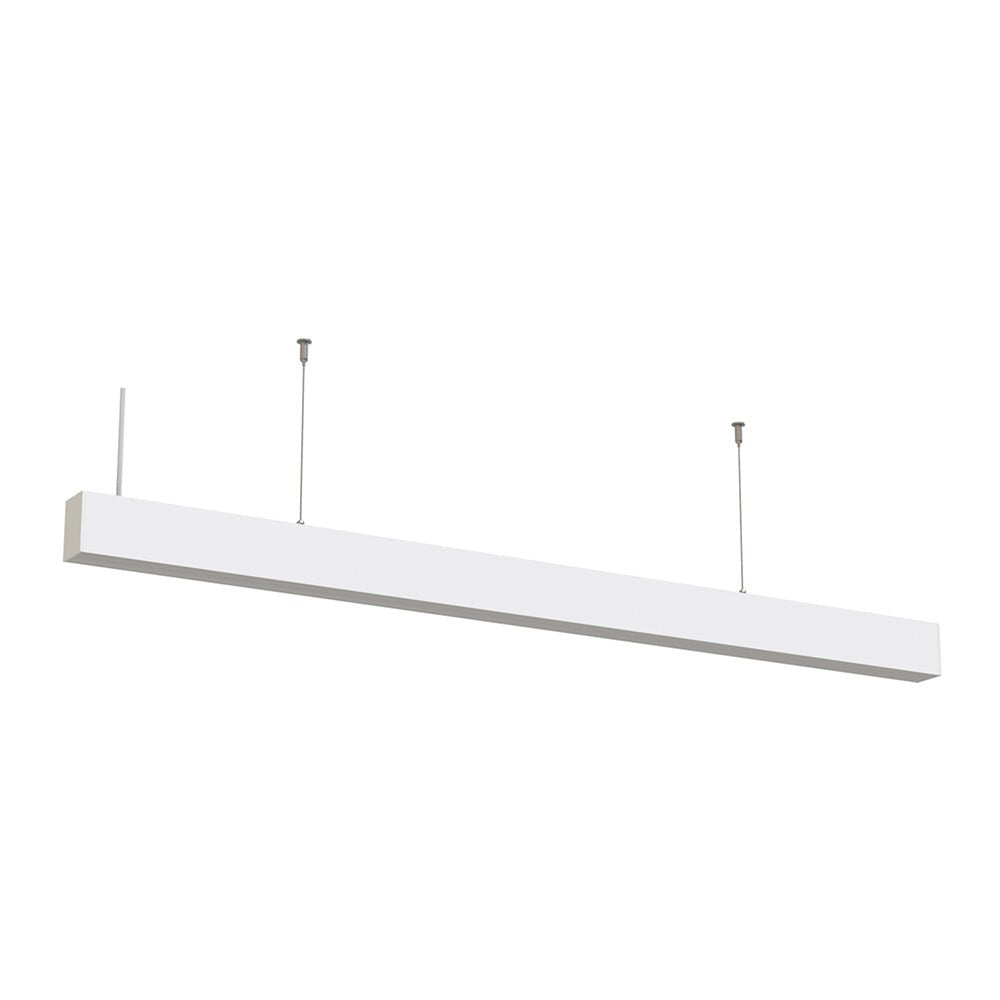 LED-Linear Büro-/Tresenleuchte, erweiterbar 40 W, 4000 K, weiß.