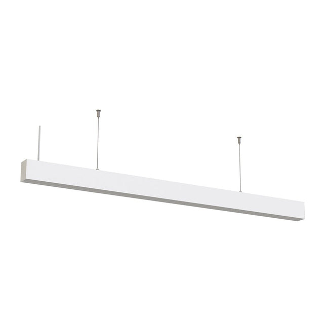 LED-Linear Büro-/Tresenleuchte, erweiterbar 40 W, 4000 K, weiß.