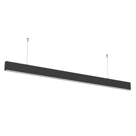 LED-Linear Büro-/Tresenleuchte up-down 50 W, 4000 K, schwarz.