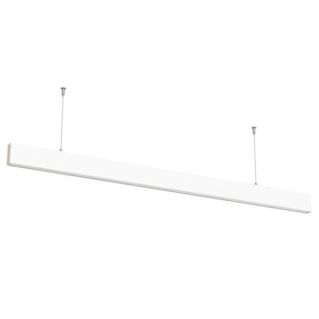 LED-Linear Büro-/Tresenleuchte up-down 50 W, 4000 K, weiß.
