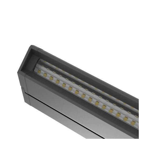 LED Linear Wall Washer für 3 Phasen-Schienensystem, 30W, 2700lm, 4000K, 60,5 cm.