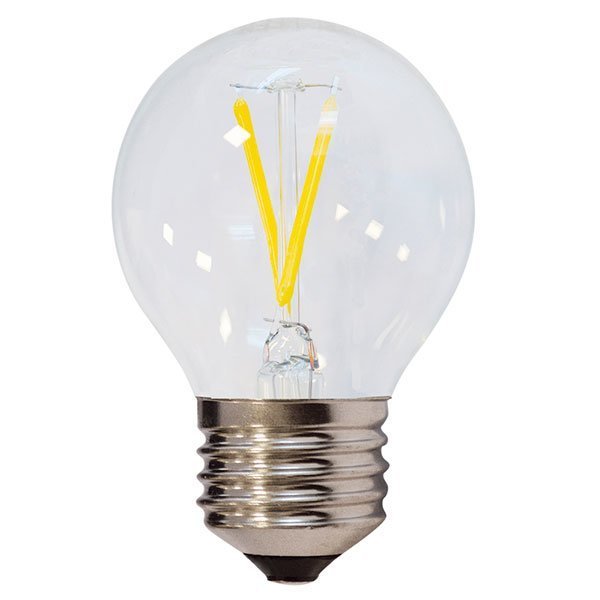 LED- Minibulb Filament Leuchtmittel, E27, G45, 2W, 200lm, 4500K | Lichttechnik24.de.
