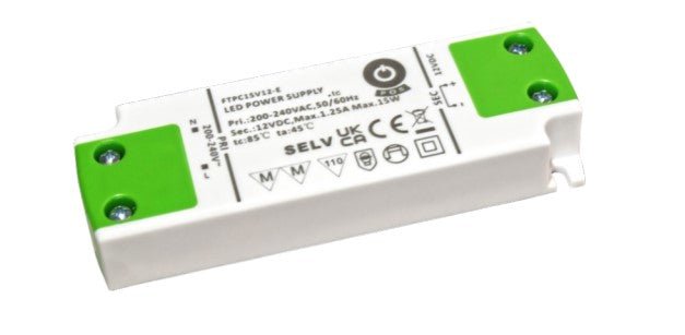 LED-Netzteil, 15 W, 12 V DC, 1,25 A.