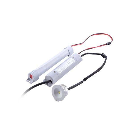 LED-Notfallbeleuchtung, 3 W LED-Downlicht, Einbauspot, 460 lm, 6000K.