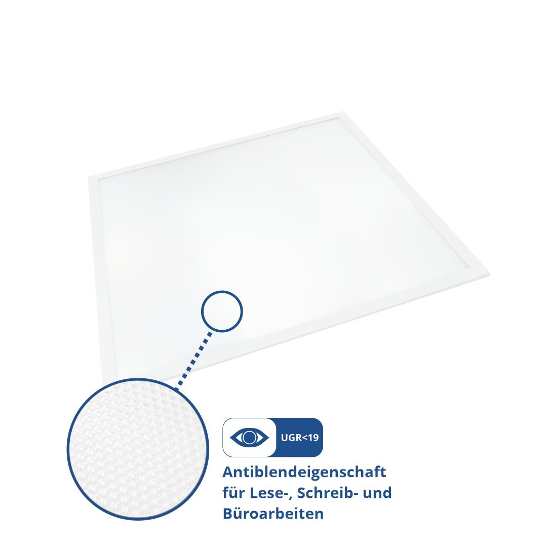 LED Panel, 60x60 cm, 36 W, 4320 lm, 4000 K, UGR<19, OSRAM-Driver,.