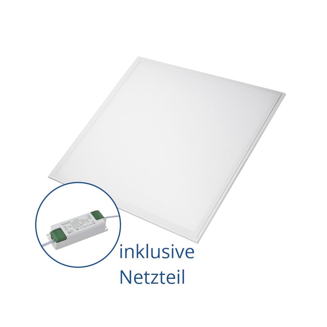 LED Panel 62x62, 40W, 3200 lm, CRI>80, 4000K.