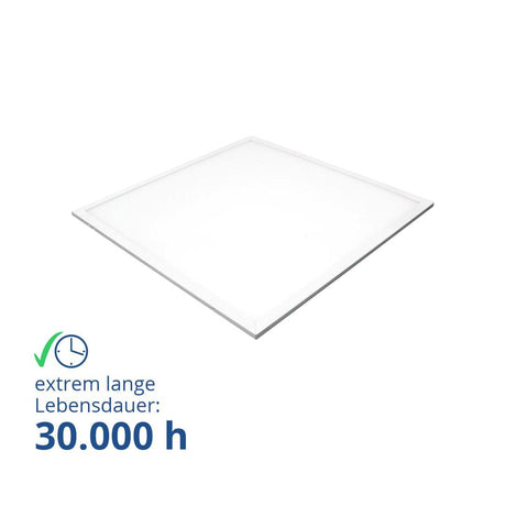LED-Panel 62x62 cm, 40 W, 3200 lm, 6000K (kaltweiß).