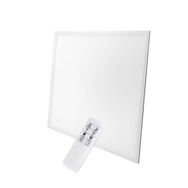 LED-Panel 62x62 cm, CRI 90, 40 W, 3000-6000 K, CCT, 3600 lm, SmartLife-App.