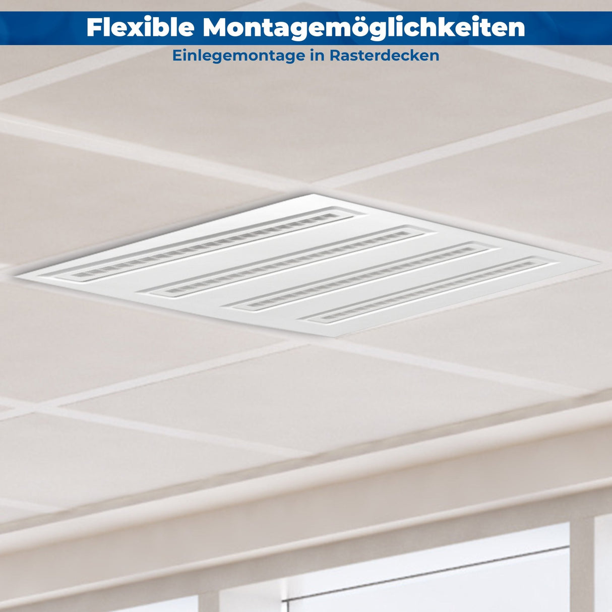 LED Panel 62x62cm, 30 W, 4200 lm, CCT 3000-6000K, UGR<16.