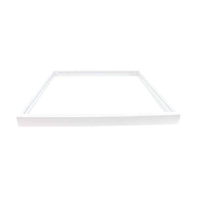 Aufbaurahmen für Backlit LED-Panel 62x62 cm, steckbar, weiß.