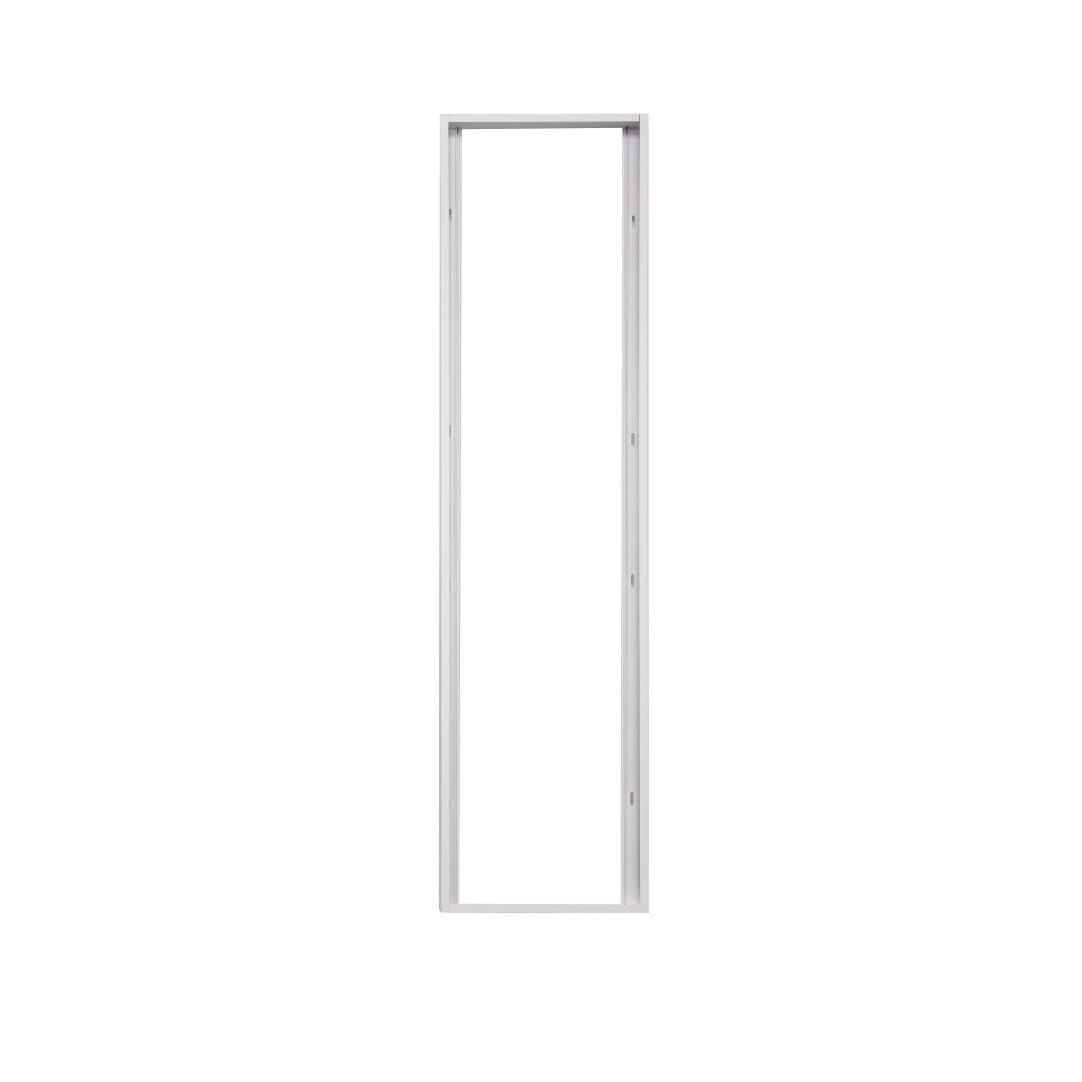 Aufbaurahmen für LED-Panel 120x30 cm, steckbar, weiß.