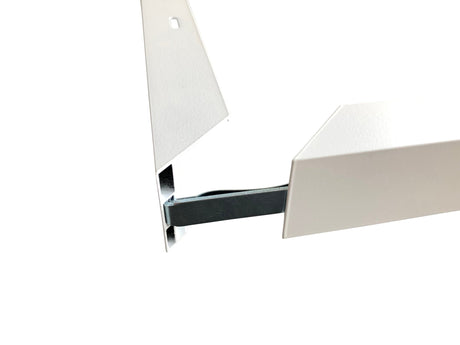 Aufbaurahmen für LED-Panel 62x62 cm, steckbar, weiß.