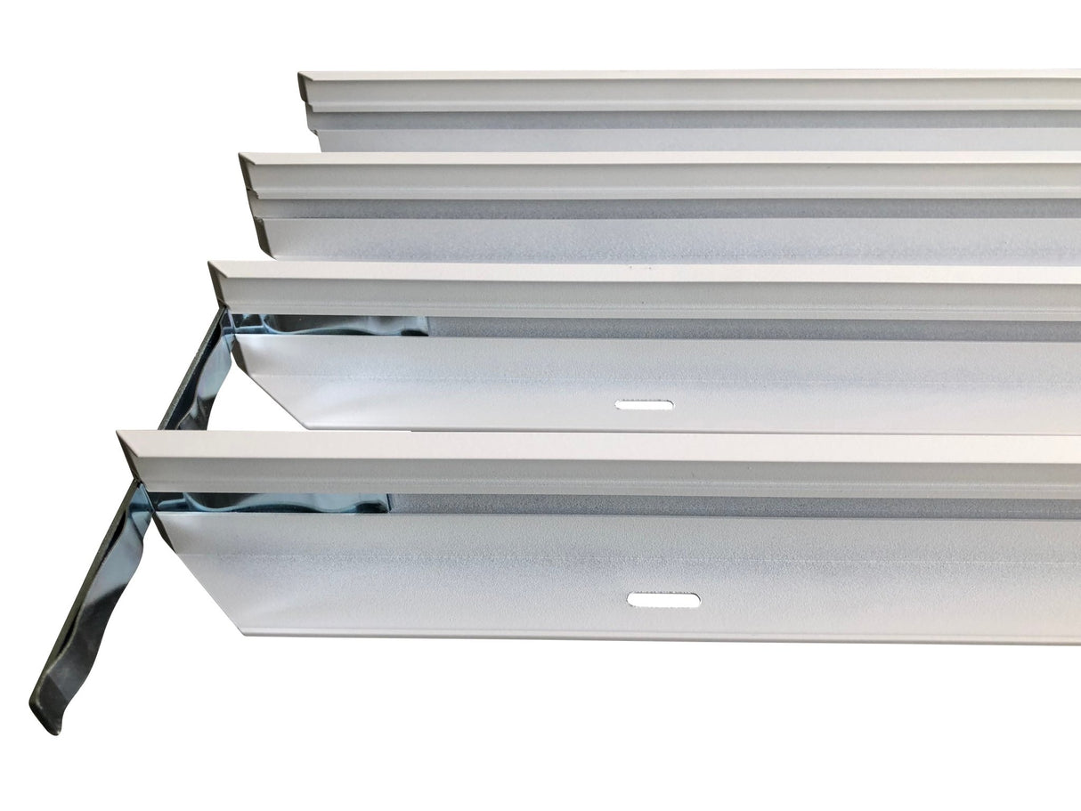 Aufbaurahmen für LED-Panel 62x62 cm, steckbar, weiß.
