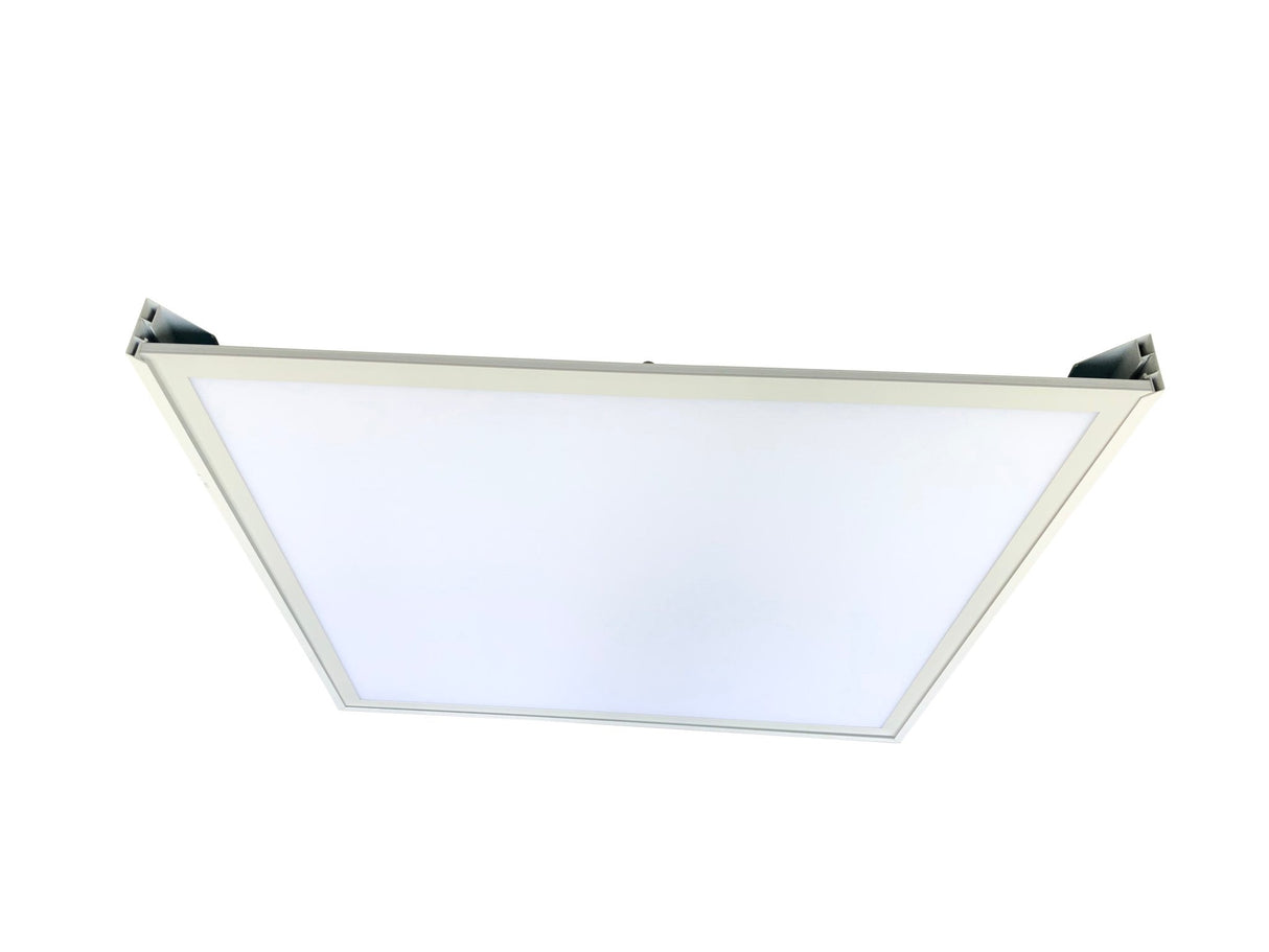 Aufbaurahmen für LED-Panel 62x62 cm, steckbar, weiß.