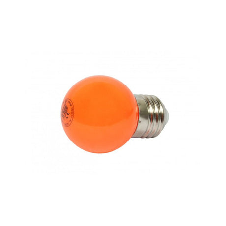 LED Retrofit E27 Tropfenlampe G45 orange 1 Watt für Lichterkette  Lichttechnik24.de.