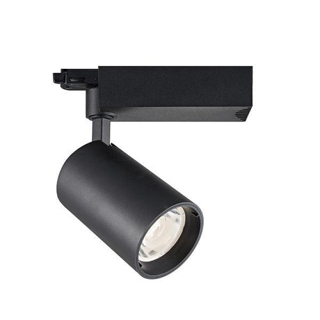 LED-Schienenleuchte, 3-Phasen, 25W, 24°, 2750 Lumen, schwarz.