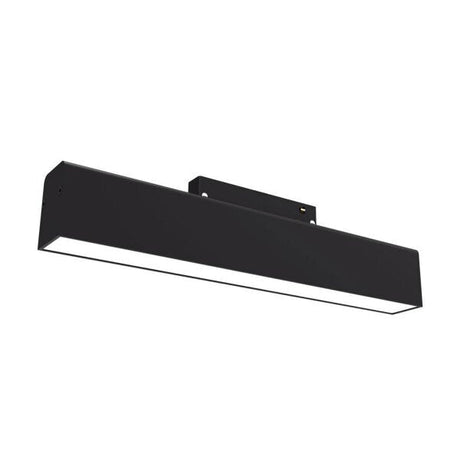 LED-Schienenleuchte, magnetisch, 12 W, 120°, 960 lm, 4000 K, schwarz.