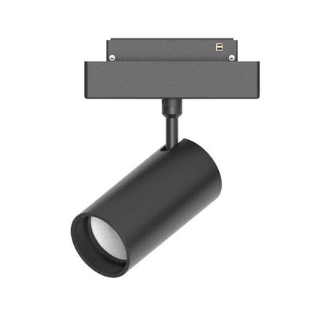 LED-Schienenspot, magnetisch, 12 W, 15°, 960 lm, 4000 K, schwarz, schwenkbar.