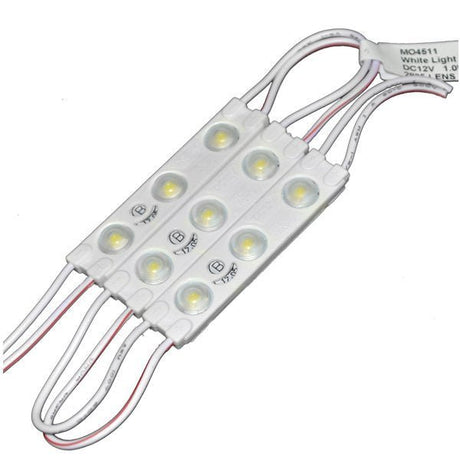 LED-SMD 3 Modul, 2835, 0,72 W, 80 lm, IP65,  blaue Lichtfarbe.