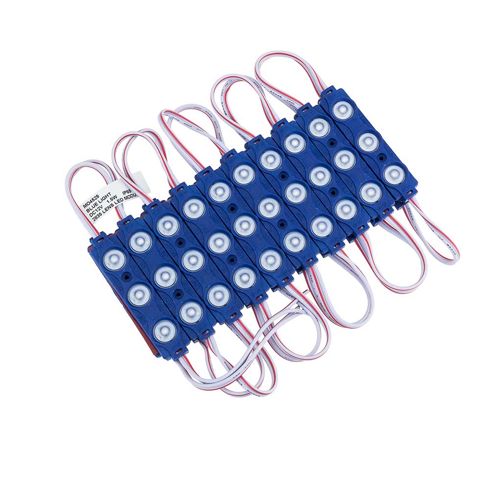 LED-SMD 3 Modul, 2835, 1,5 W, 120 lm,  IP65, blau.