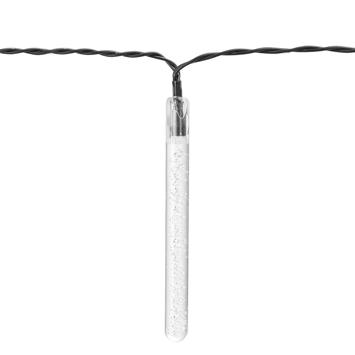 LED-Solar-Lichterkette in Röhrchen-Form, bunt.