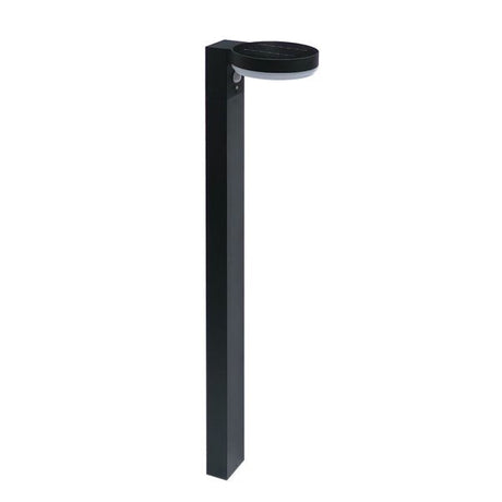 LED-Solarleuchte, Sockelwegeleuchte, 6 W, Bewegungsmelder, rund.