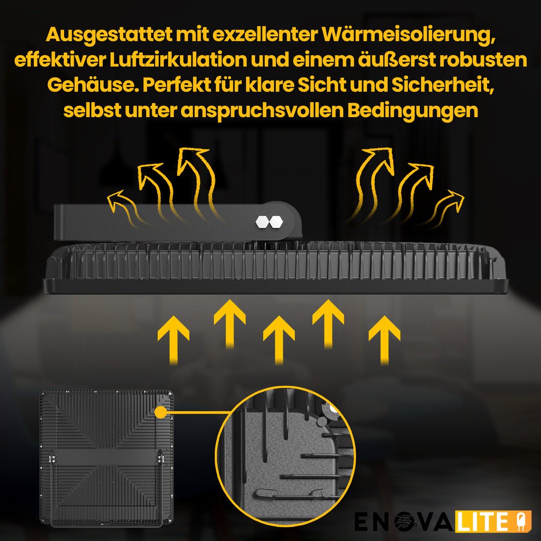 LED Stadion Fluter PRO, 400 W, 5000 K (neutralweiß), 48000 lm, IP65, Meanwell Driver, LUMILEDS LED.