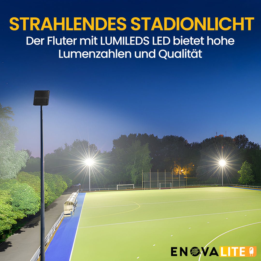 LED Stadion Fluter PRO, 500 W, 5000 K (neutralweiß), 60000 lm, IP65, Meanwell Driver, LUMILEDS LED.
