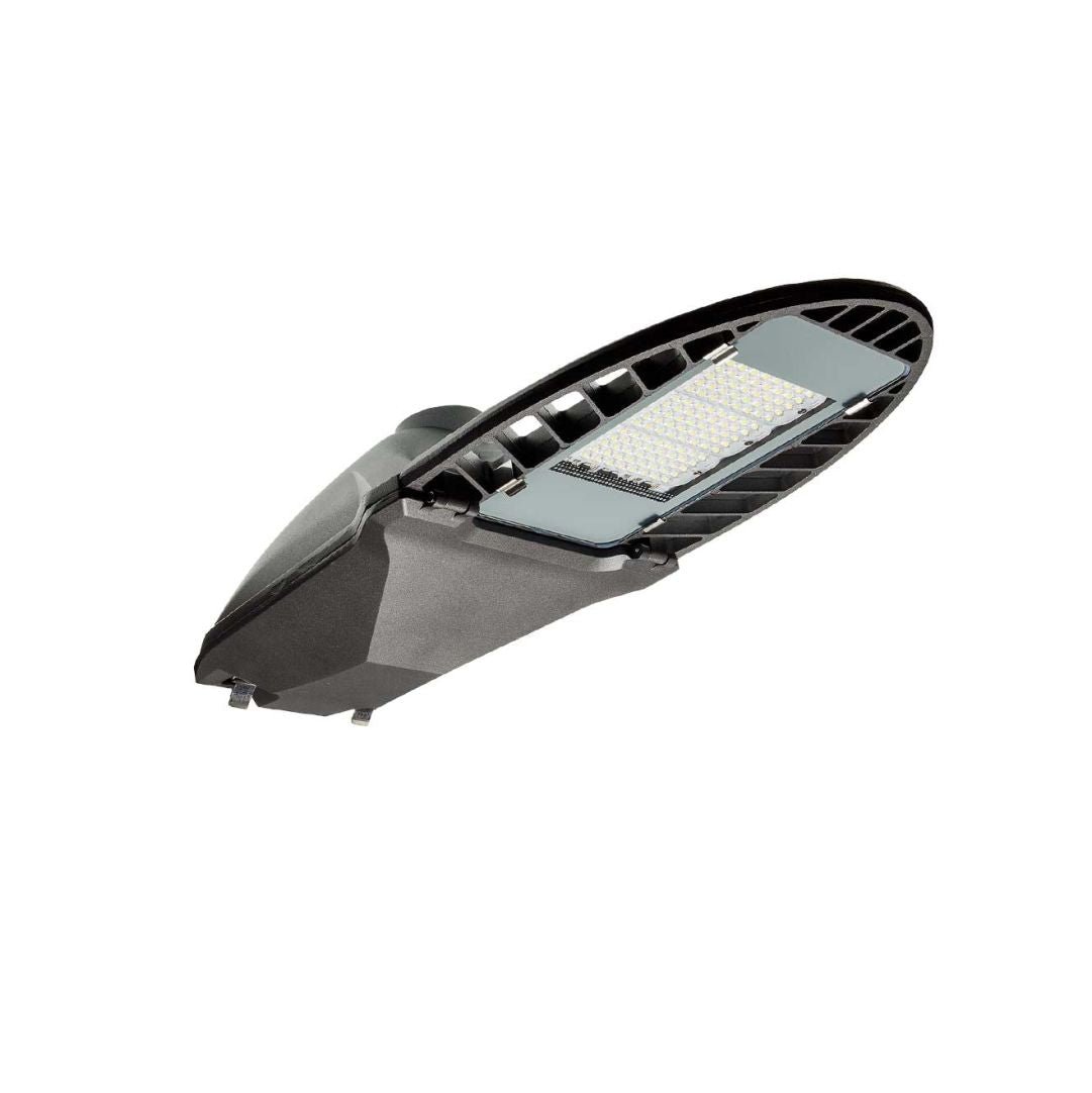 LED Straßenlampe mit Bridgelux 3030 Chips, 14250lm, 150W, IP65, 5700K.