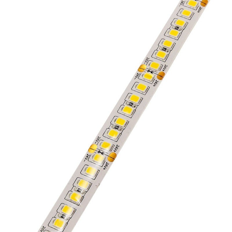 LED-Streifen, 10500 lm, 24V, kaltweiß, 196 LEDs/m, 5m, IP65  Lichttechnik24.de.