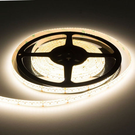 LED-Streifen, 10500 lm, 24V, weiß, 196 LEDs/m, 5m, IP65.