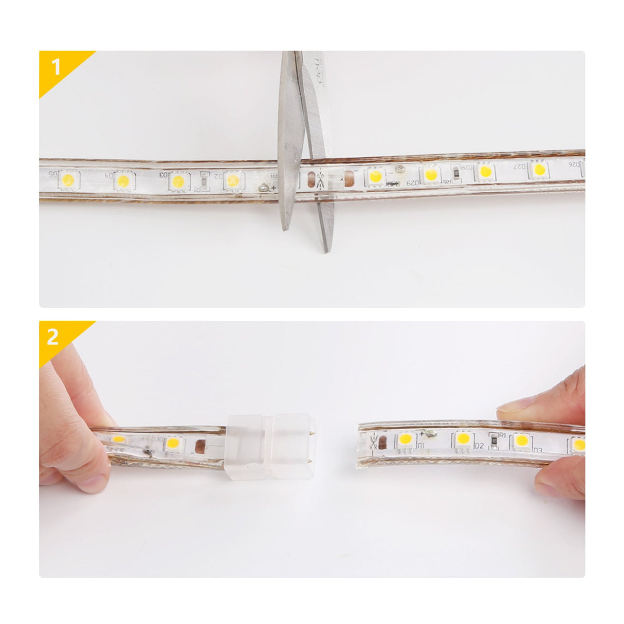 LED Streifen 2835-180 warmweiß 50M.