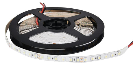LED-Streifen, 5 m Länge, 4500 K neutralweißes Licht, 120 LED/m, 24 V, 8 mm.