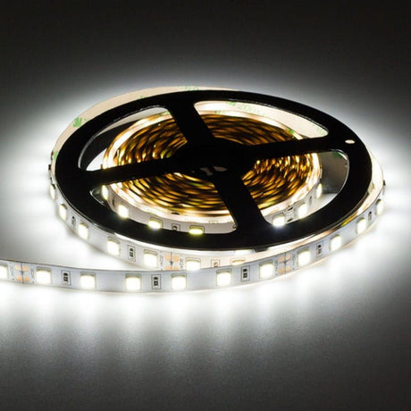 LED-Streifen, 5600 lm, 24V, kaltweiß, 60 LEDs/m, 5m.