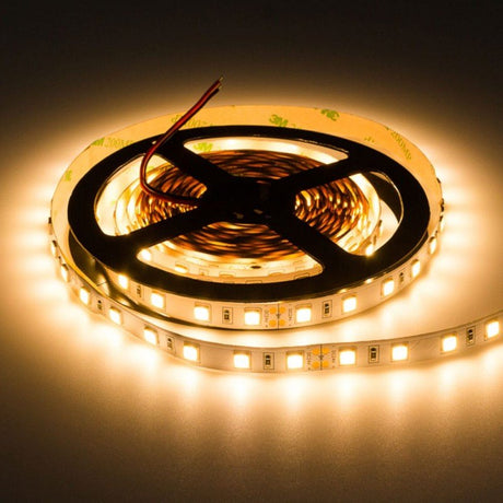 LED-Streifen, 5600 lm, 24V, warmweiß, 60 LEDs/m, 5m.