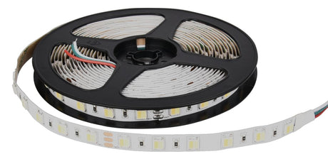 LED-Streifen mit CCT-Funktion, warm-, neutral-, und kaltweißes Licht, 5 Meter Länge, 60LED/m, 24 V, 10 mm.