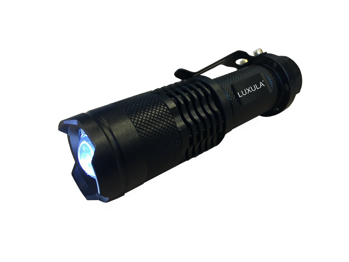 LED-Taschenlampe, Mini, 300 lm, Zoom, 3 Modi.