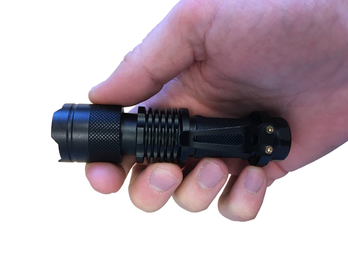 LED-Taschenlampe, Mini, 300 lm, Zoom, 3 Modi.