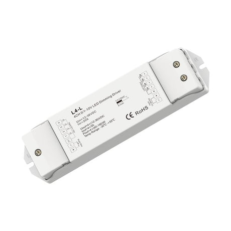 LED Treiber für LED Streifen, dimmbar 1-10 V, 4 Kanal.