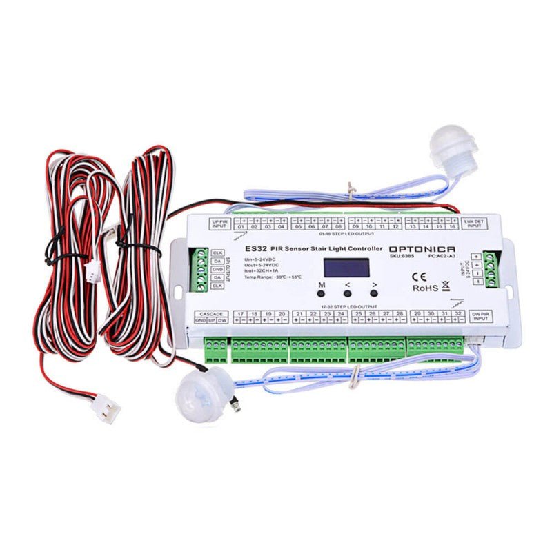 LED Treppen-Effekt-Controller mit Bewegungsmelder.