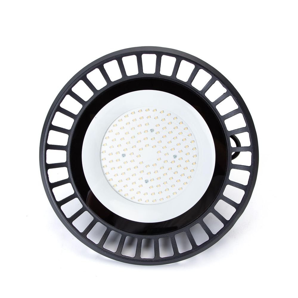 LED-UFO-HighBay-Leuchte, 100 W, 12000 lm, 4000 K, IP65.