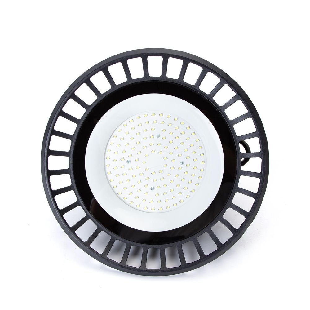 LED-UFO-HighBay-Leuchte, 100 W, 12000 lm, 6500 K, IP65.