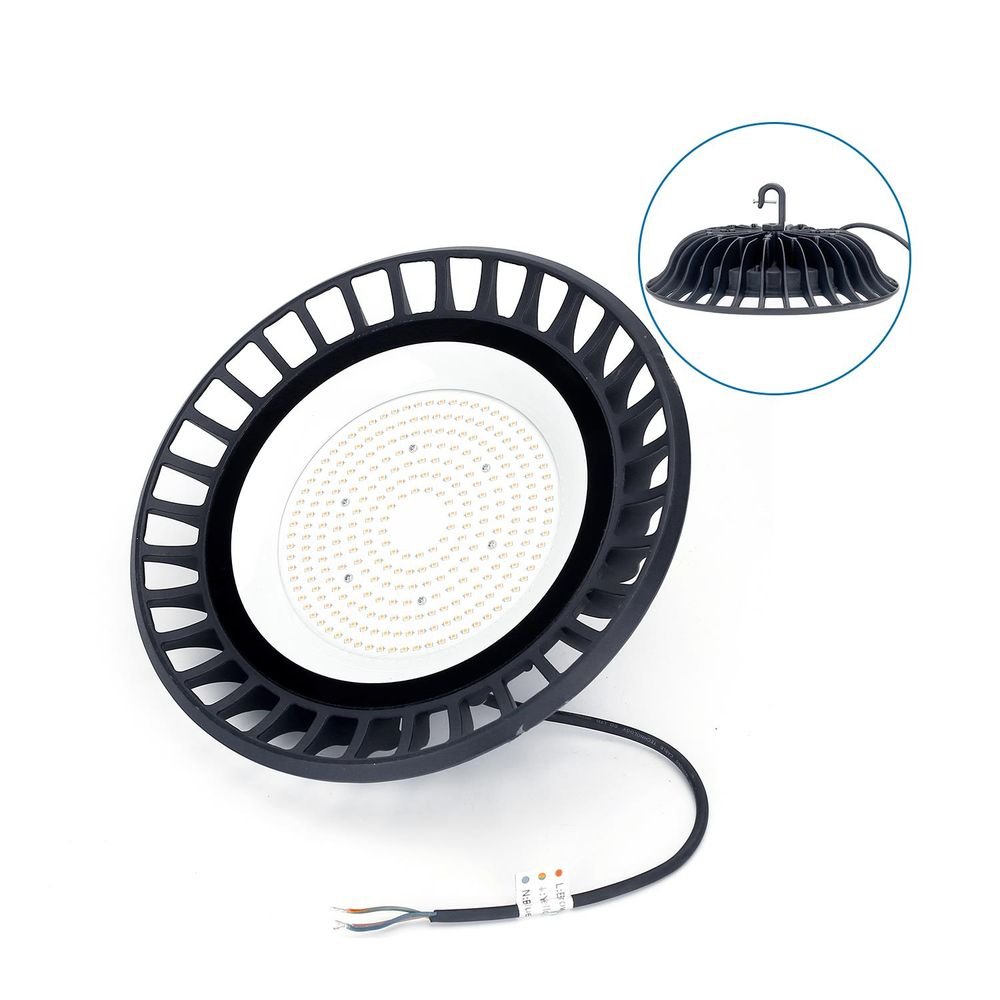 LED-UFO-HighBay-Leuchte, 150 W, 13500 lm, 4000 K, IP65.