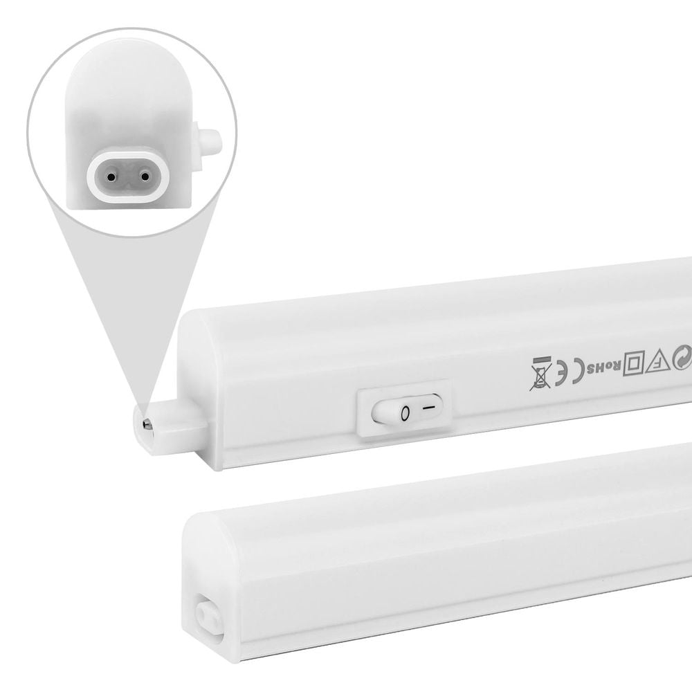 LED Unterbauleuchte, T5, 30 cm, 4 W, 480 lm, 120 lm/W, 4000 K.