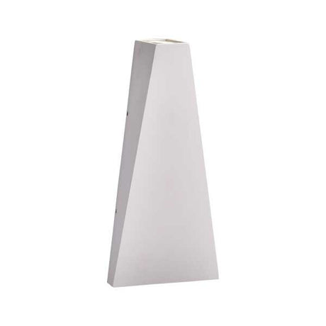 LED Wandleuchte, 6 W, 660 lm, 3000 K, IP54, grau.